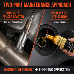 2-in-1 Exhaust Care Kit – O2 Sensor Spacer & Catalytic Cleaner--wy-4