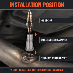 O2 Sensor Spacer Trio-5