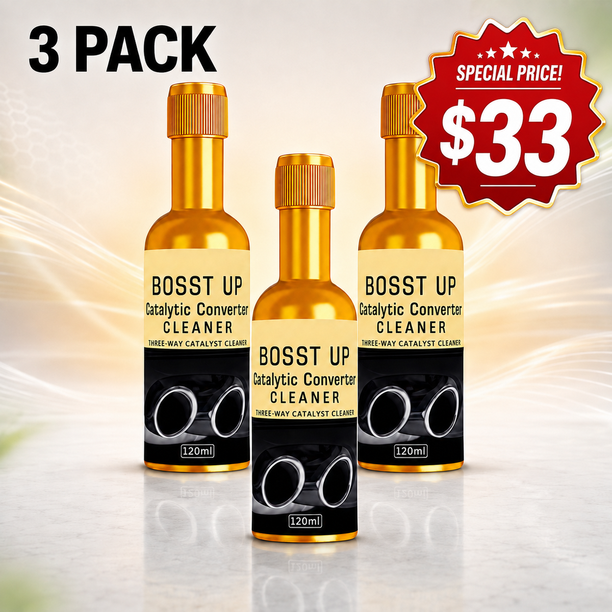 3-Way Catalytic Converter Cleaner - 120ml-12